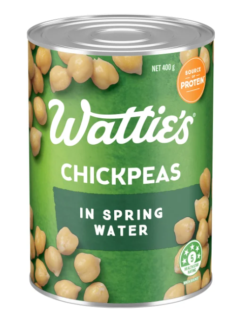 WATTIES CHICKPEAS IN SPRINGWATER 400G