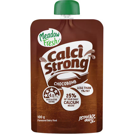 MEADOW FRESH CALCI STRONG CHOC BOMB YOGURT POUCH 70G - Beverages & Juices -    Farmers Box.