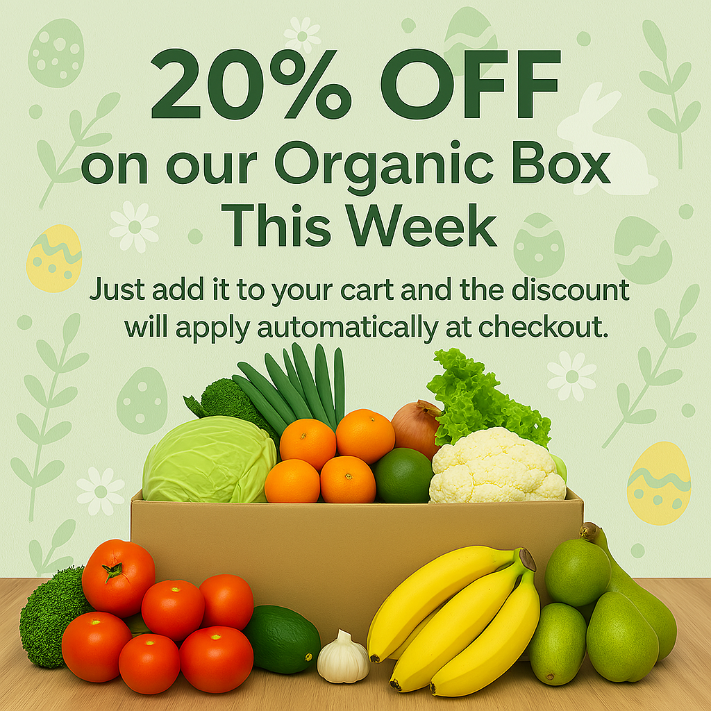 CERTIFIED ORGANIC FRUIT & VEG. BOX