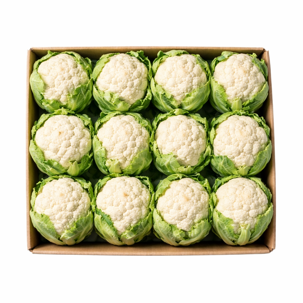 CAULIFLOWER FRESH BOX 8PC (KĀREPARĀOA)