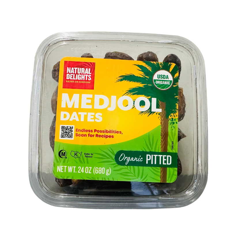 ORGANIC DATES MEDJOOL PITTED 680GM (rā)