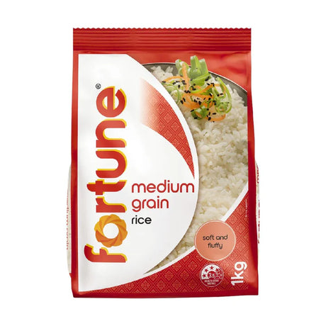 FORTUNE MEDIUM GRAIN RICE 1KG - Flours & Baking -    Farmers Box.