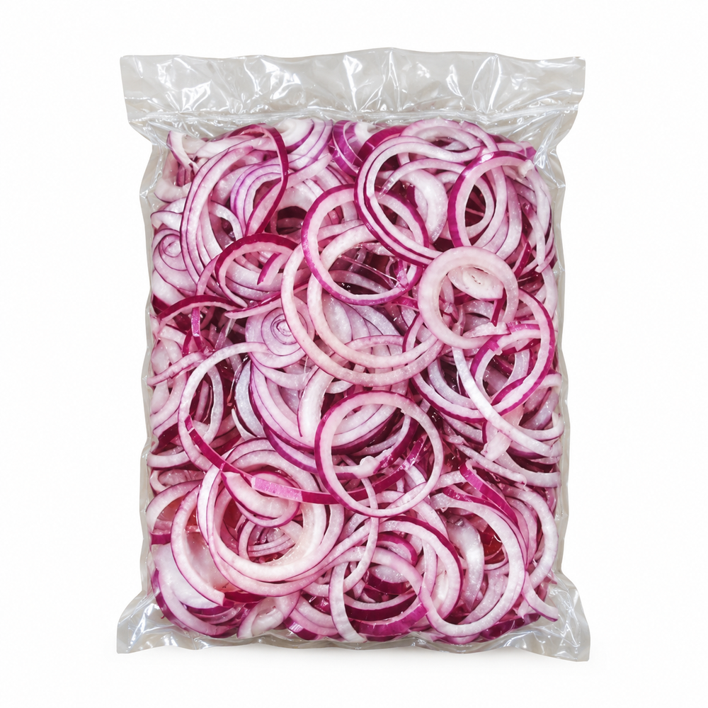 Onions red sliced 1kg