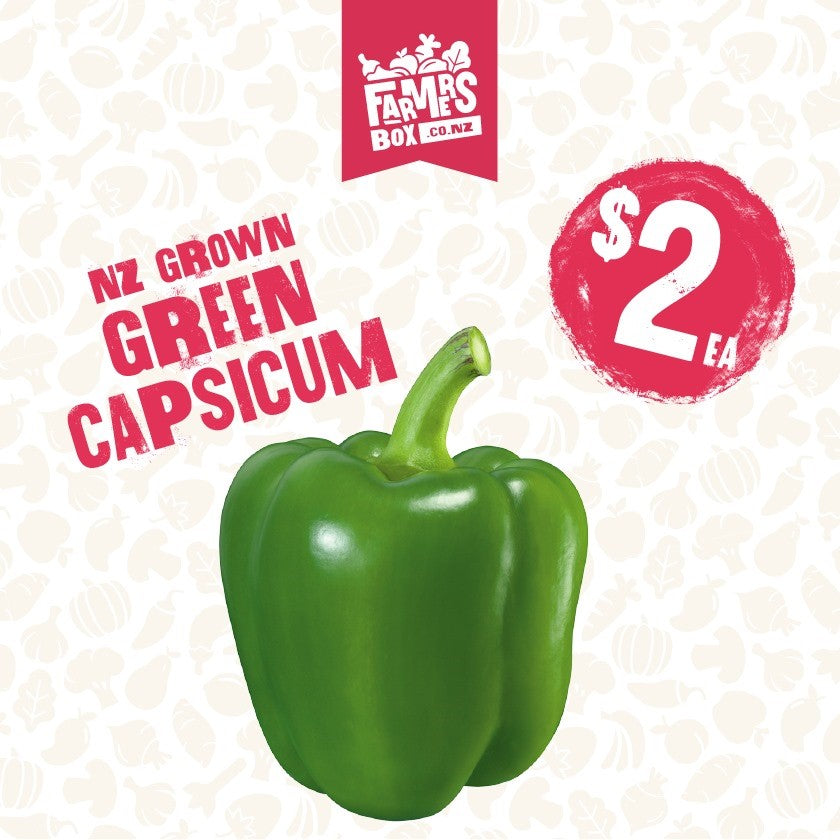 CAPSICUM GREEN EACH (Kaupapa Kakari)