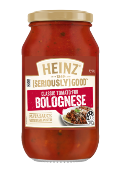 Heinz Seriously Good Tomato Bolognese Pasta Sauce 510g