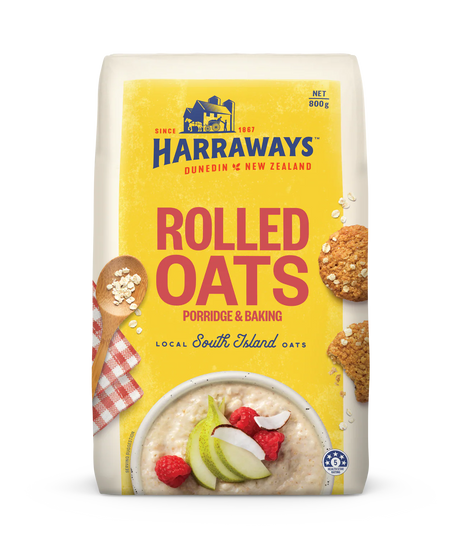 HARRAWAYS ROLLED OATS 800 GM - Breakfast & Cereals -    Farmers Box.