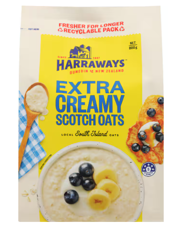 Harraways Extra Creamy Scotch Oats 800g