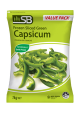 Frozen Sliced Green Capsicum 1KG (Copy) - Frozen Veggies -    Farmers Box.