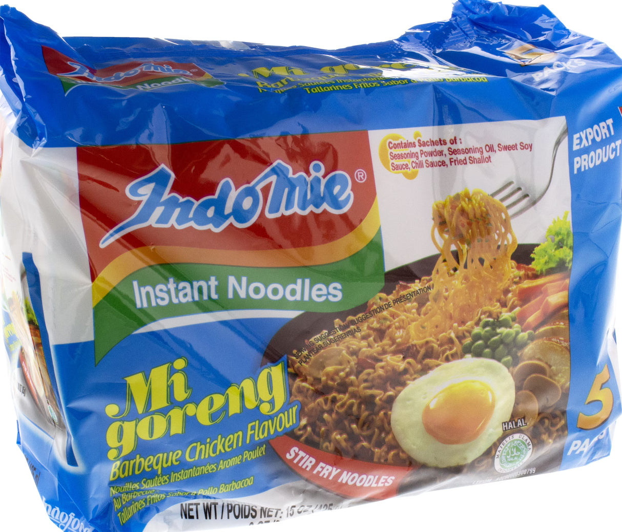 INDOMIE MI GORENG BBQ CHICKEN 80GM 5S - Pasta, Sauces & Dips -    Farmers Box.