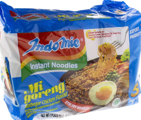 INDOMIE MI GORENG BBQ CHICKEN 80GM 5S - Pasta, Sauces & Dips -    Farmers Box.