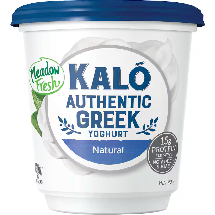 Meadow Fresh Kalo Natural Authentic Greek Yoghurt 400G - Dairy & Eggs -    Farmers Box.