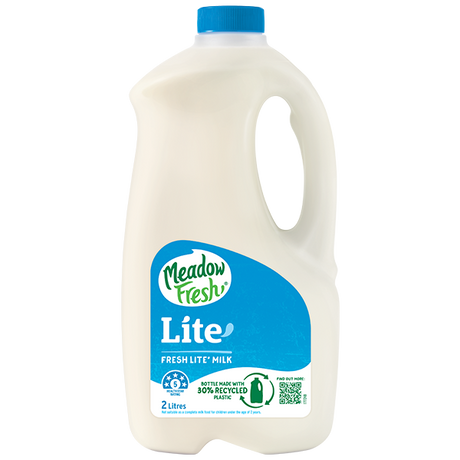 Meadow Fresh Lite Milk 2L - Dairy & Eggs -    Farmers Box.