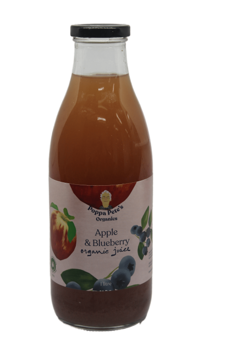 ORGANIC JUICE APPLE & BLUEBERRY 1L - Organic Juices -    Farmers Box.