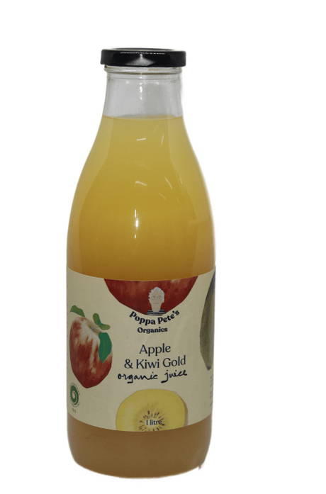 ORGANIC JUICE APPLE & KIWIGOLD 1L - Organic Juices -    Farmers Box.