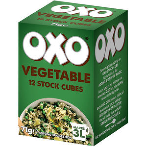 OXO VEGETABLE STOCK CUBES 12PACK - Meat & Poultry -    Farmers Box.