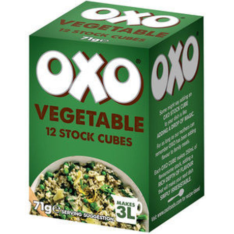 OXO VEGETABLE STOCK CUBES 12PACK - Meat & Poultry -    Farmers Box.