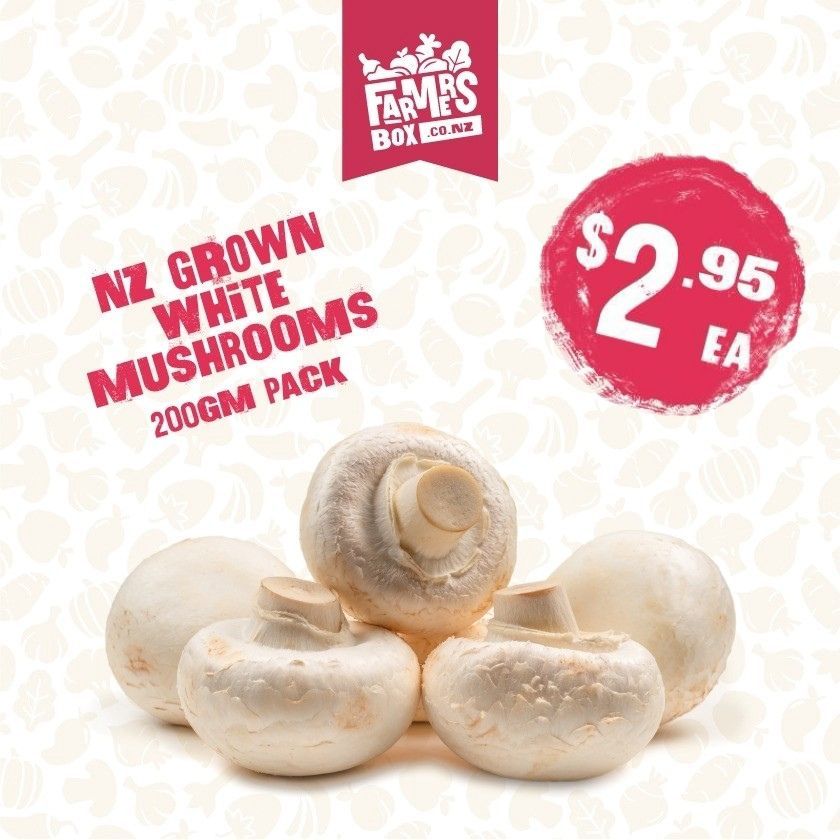 200 GMS MUSHROOMS WHITE BUTTON