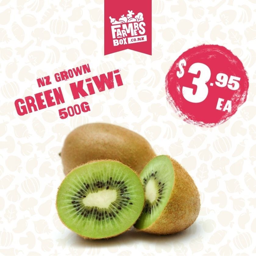 KIWIFRUIT GREEN 500GM PUNNET (Huakiwi Kākāriki)