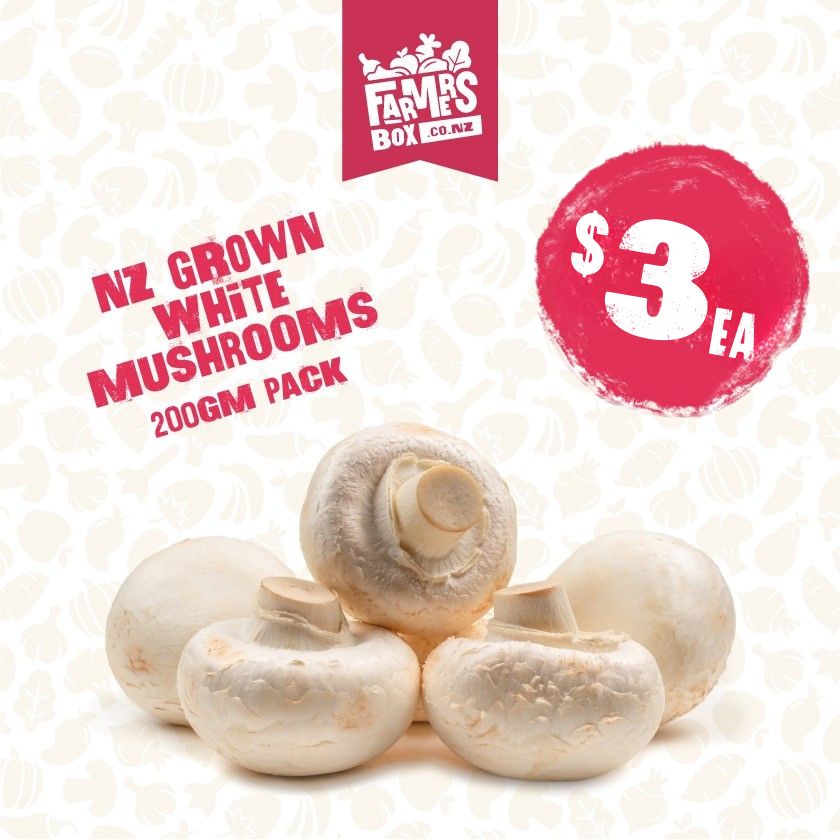 200 GMS MUSHROOMS WHITE BUTTON