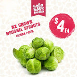 GREEN BRUSSELS SPROUT 400GM PP (Te Tipu o Te Parahu)