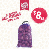 ONIONS RED 5KG BAG (Aniana Whero)