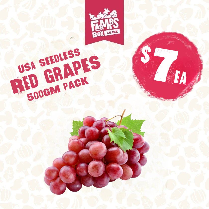 GRAPES RED 500 GMS (Karepe Whero)