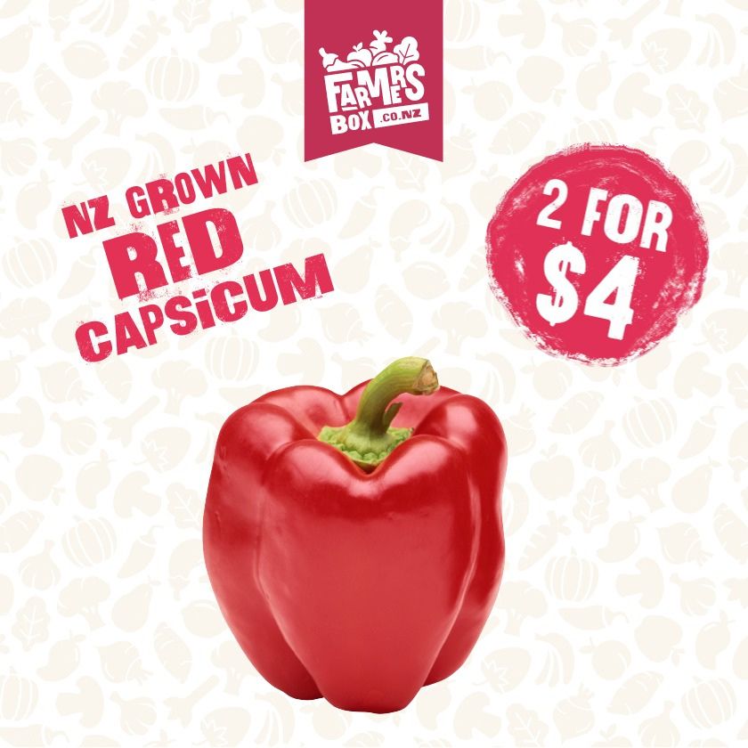 CAPSICUM RED EACH (Whero Kaupapa)