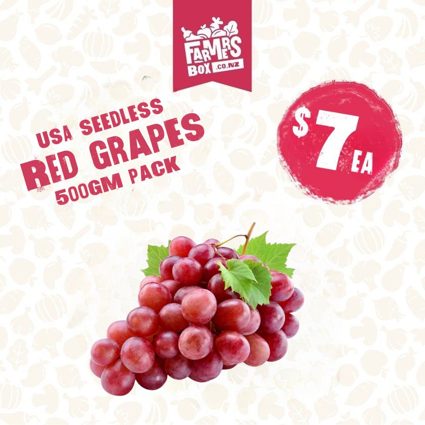 GRAPES RED 500 GMS (Karepe Whero)