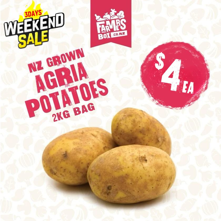 POTATOES AGRIA 2KG BAG ( Rīwai Agria)