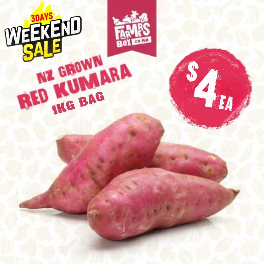 KUMARA RED 1KG BAG (Kumara Whero)