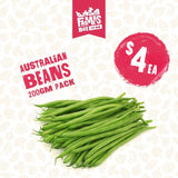 200GM BEANS GREEN ROUND BAG (Pīni a Tawhio Noa)