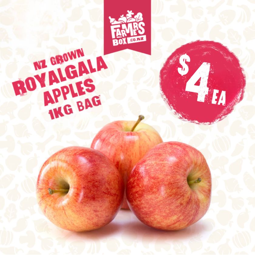 APPLES ROYAL GALA 1KG BAG(aporo royal gala)