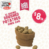 10KG BRUSHED/MULTIPURPOSE  POTATOES BAG (riwai)
