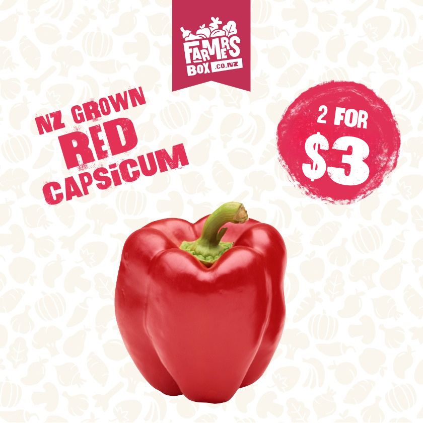 CAPSICUM RED EACH (Whero Kaupapa)