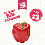 CAPSICUM RED EACH (Whero Kaupapa)