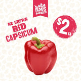 CAPSICUM RED EACH (Whero Kaupapa)