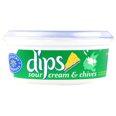 Country Goodness Dip Sour Cream and Chives Tub 250g - Pasta, Sauces & Dips -    Farmers Box.