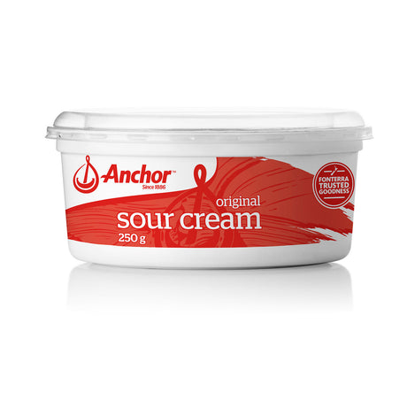 Anchor Sour Cream Original Tub 250g - Pasta, Sauces & Dips -    Farmers Box.