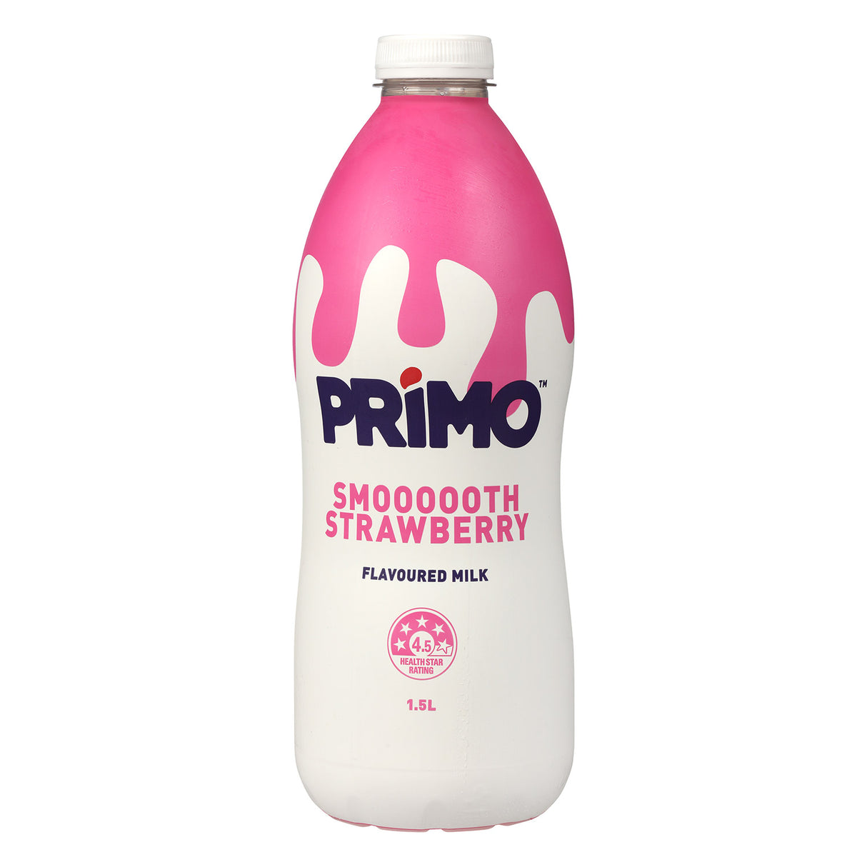 Primo Flavoured Milk Strawberry Bottle 1.5L - Dairy & Eggs -    Farmers Box.