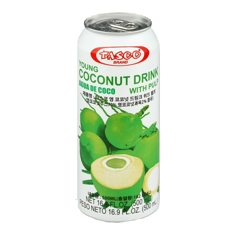 TASCO COCONUT DRINK WATER WITH PULP 500ML - Beverages & Juices -    Farmers Box.