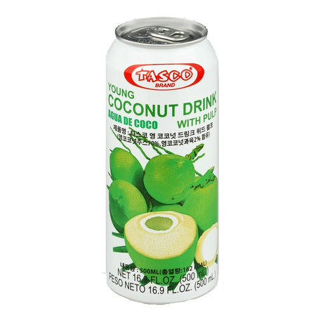 TASCO COCONUT DRINK WATER WITH PULP 500ML - Beverages & Juices -    Farmers Box.