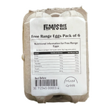 EGGS FREE RANGE PACK OF 6 MIXED GRADE