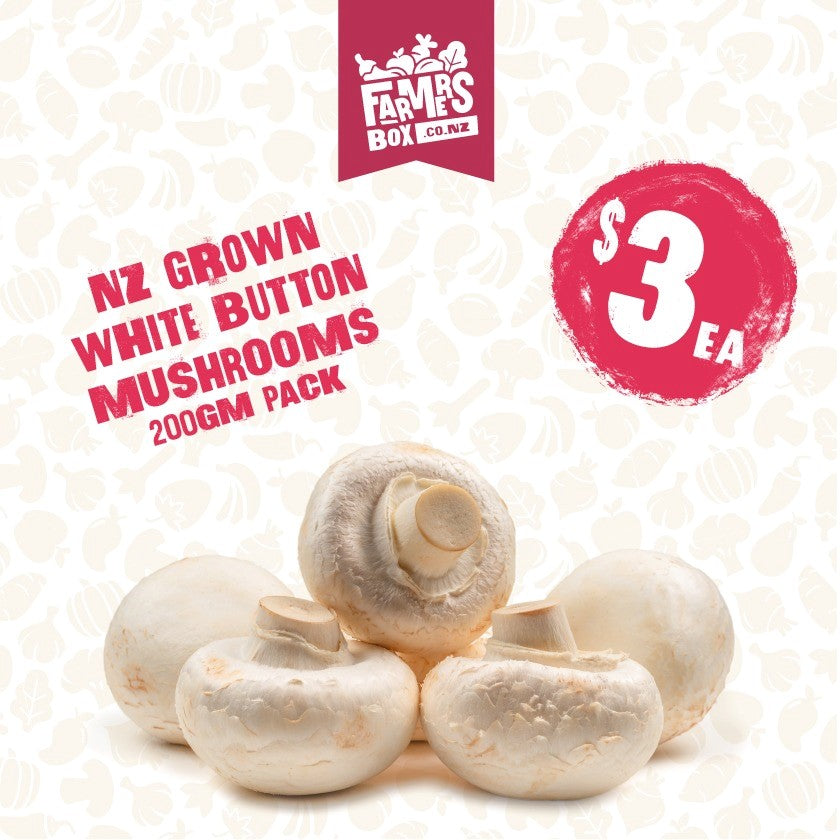 200 GMS MUSHROOMS WHITE BUTTON