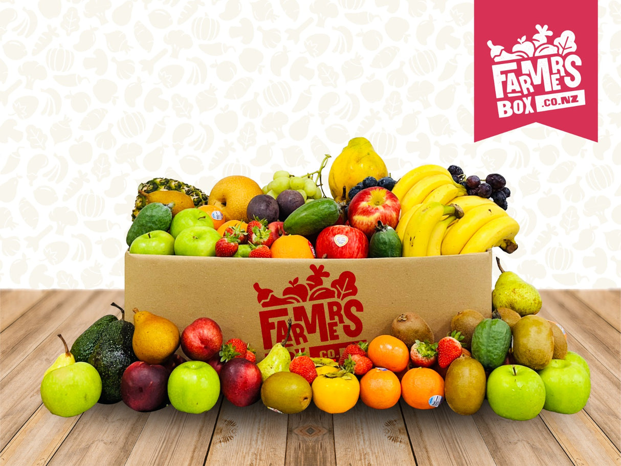 Fresh Fruit Delight Box from Farmers Box with a variety of high-quality, farm-fresh fruits delivered weekly or fortnightly