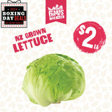 LETTUCE ICEBERG FRESH CUT EACH( Rētihi)