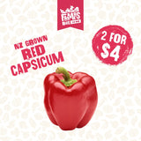 CAPSICUM RED EACH (Whero Kaupapa)