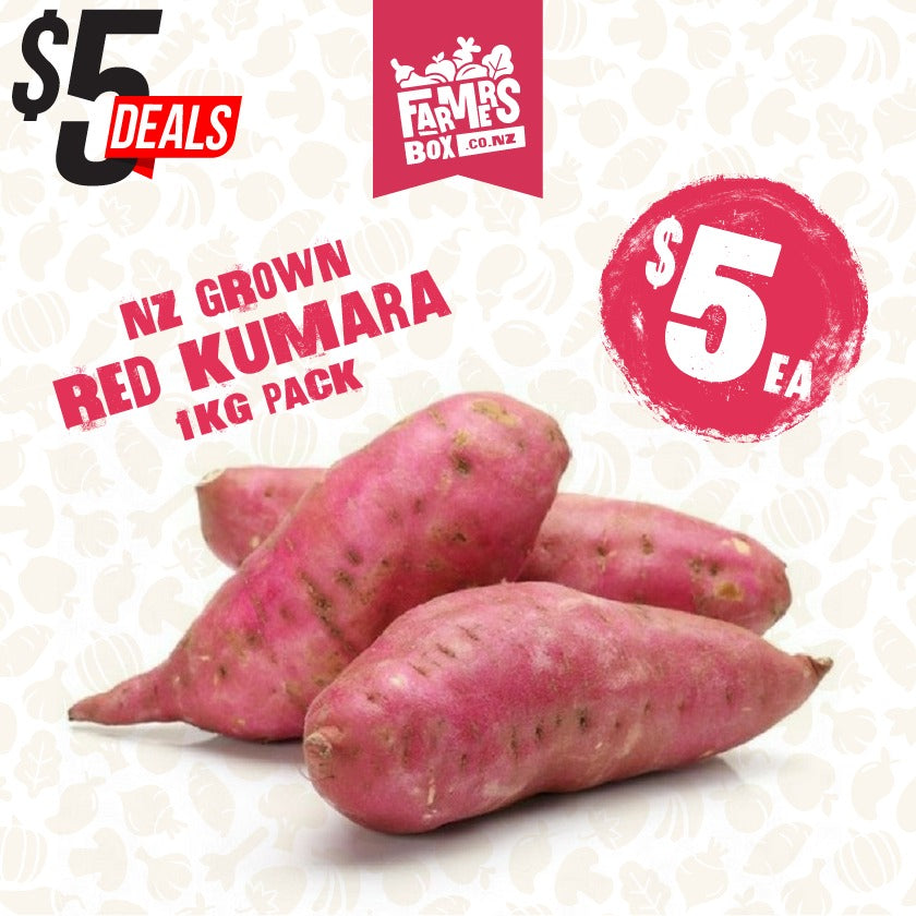 KUMARA RED 1KG BAG (Kumara Whero) MEDIUM SIZE