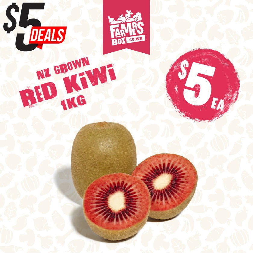 KIWIFRUIT RED 1KG (hua kiwi whero)