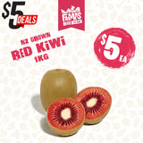 KIWIFRUIT RED 1KG (hua kiwi whero)