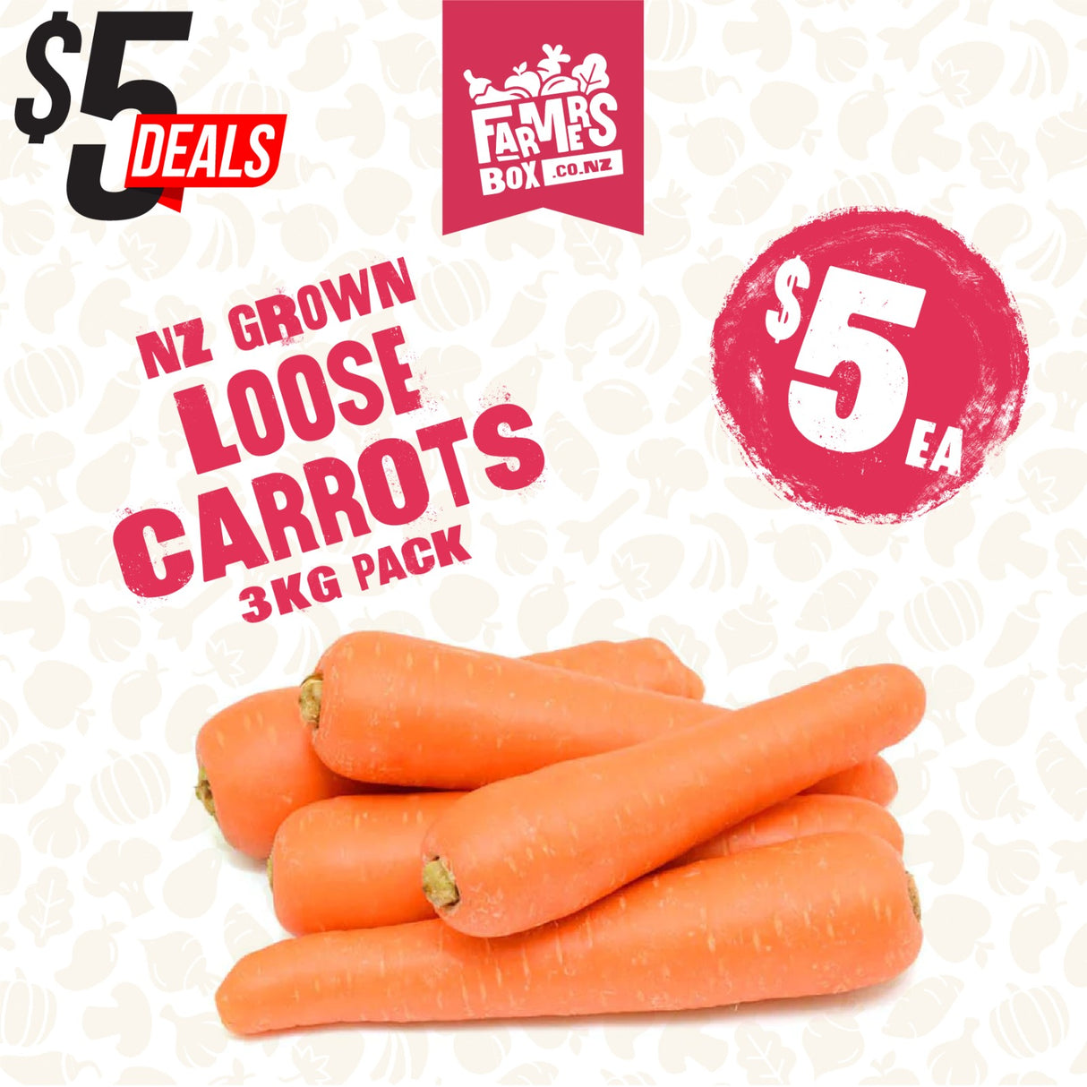 CARROTS BAG 3KG(Kareti)